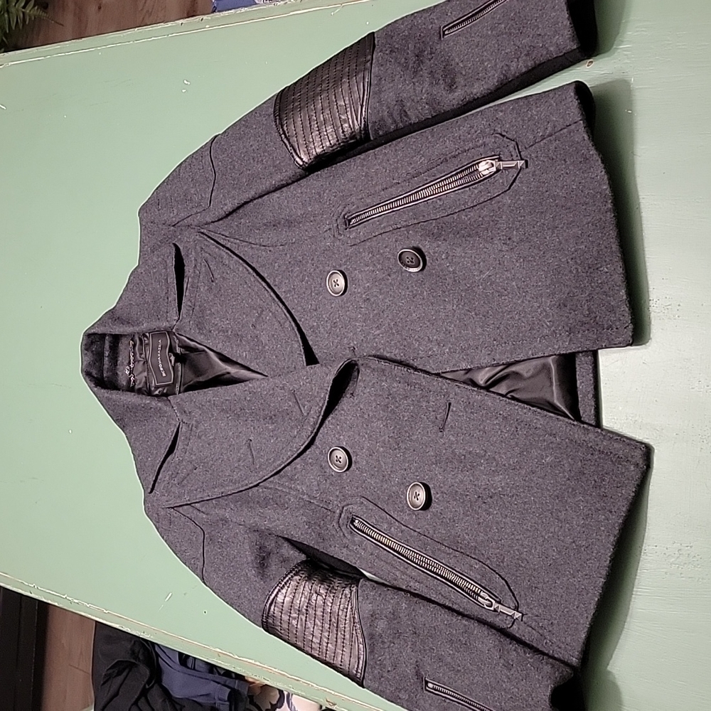 BCBG dark gray coat